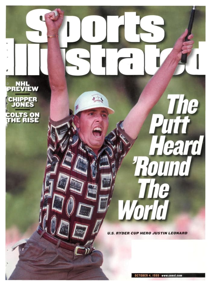 Justin Leonard's putt on the 17th on Sunday in 1999 helped rally the U.S. to victory.